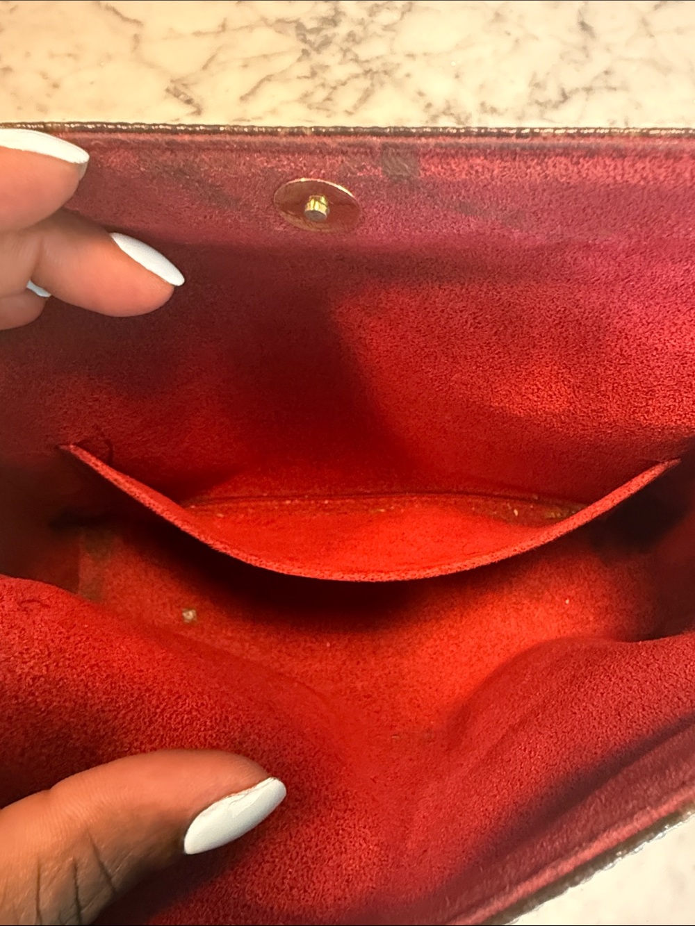 Louis Vuitton Monogram Mini Shoulder Bag in Brown and Gold - Picture 8 of 8